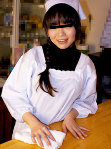 由麻 素人のお仕事 ~Ｆカップのダイナマイトボディに割烹着！定食屋の看板娘！~