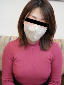 角田紀子 マスク外しても可愛い女と中出しセックス！